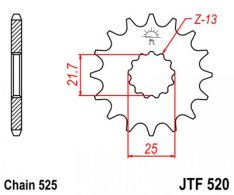 JT lánckerék JTF520.15