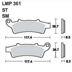 AP Racing LMP361 ST fékbetét